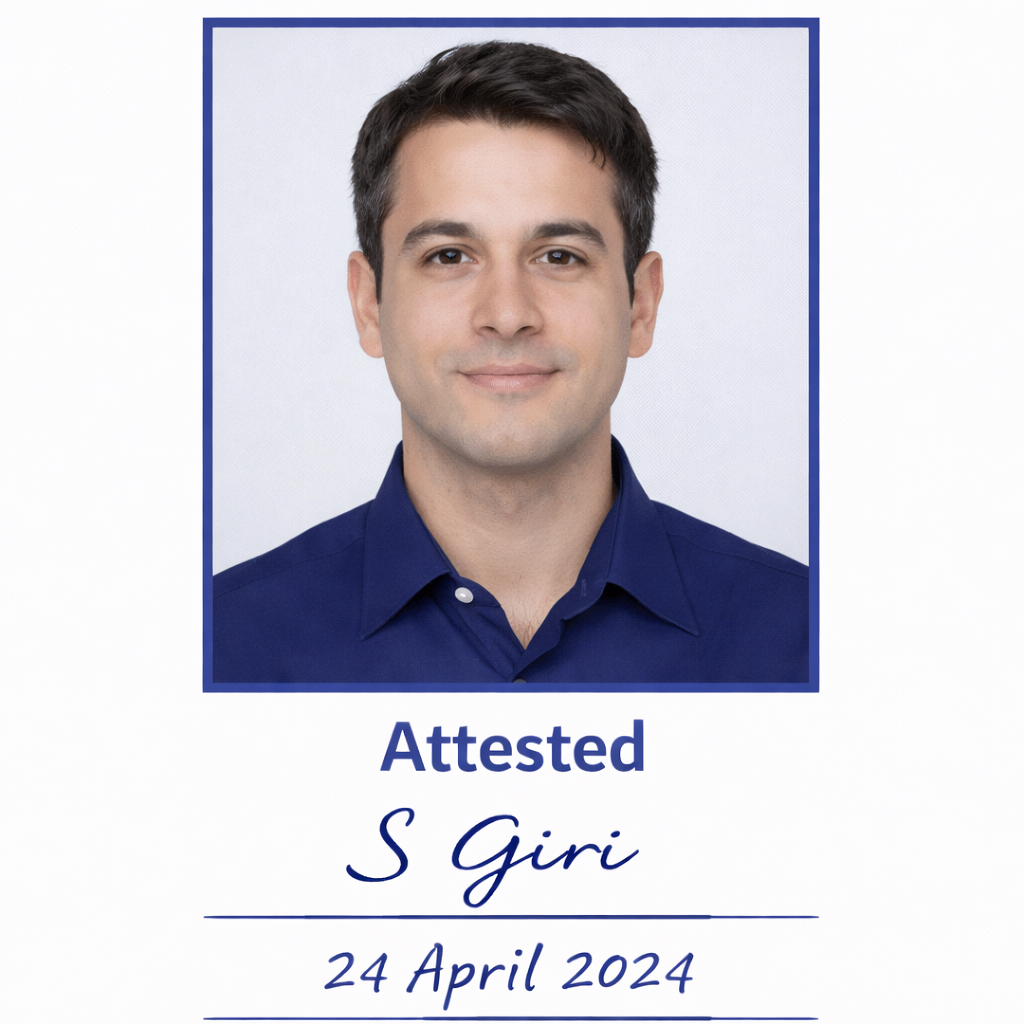 Attest Name and Date on Photos