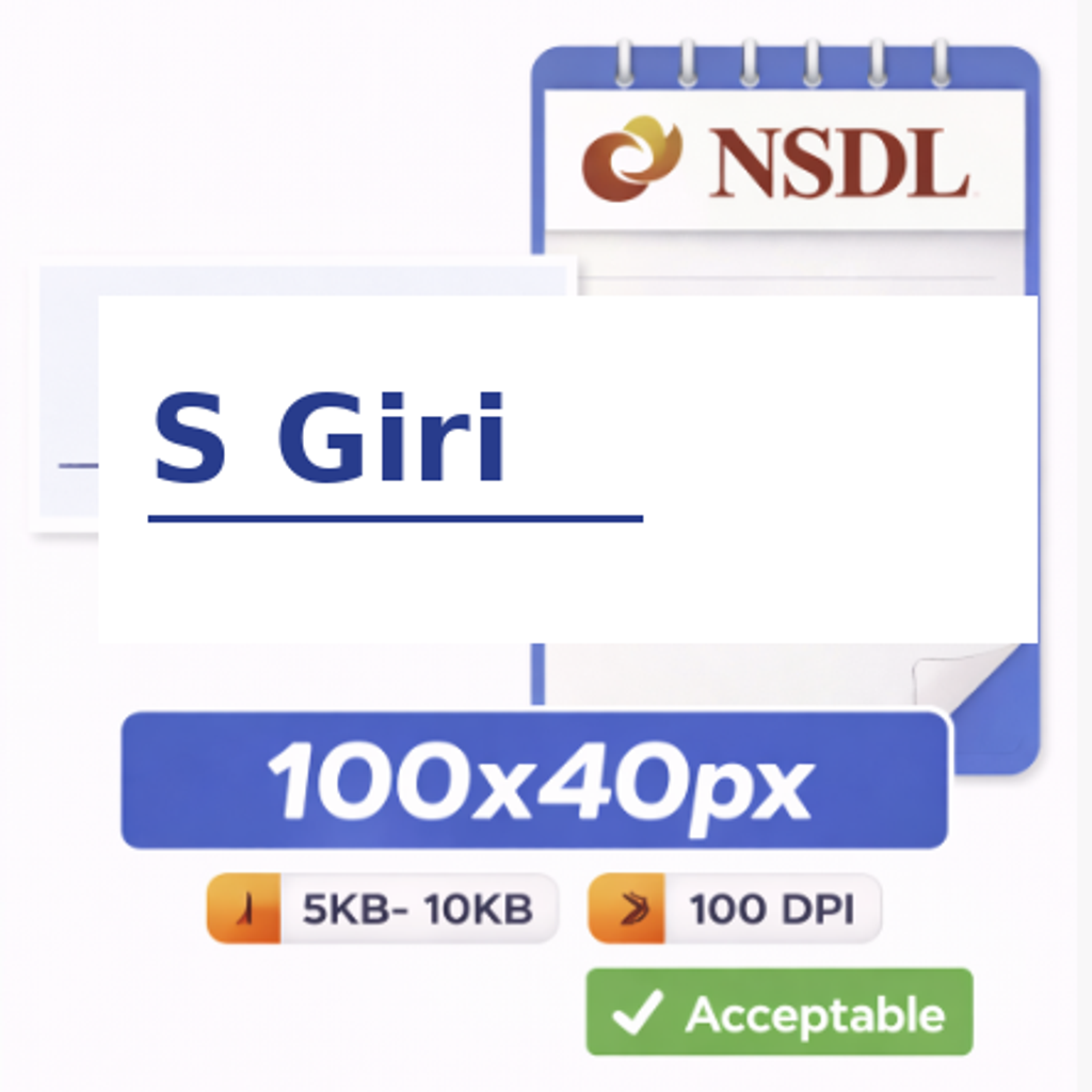 NSDL Sign Resize