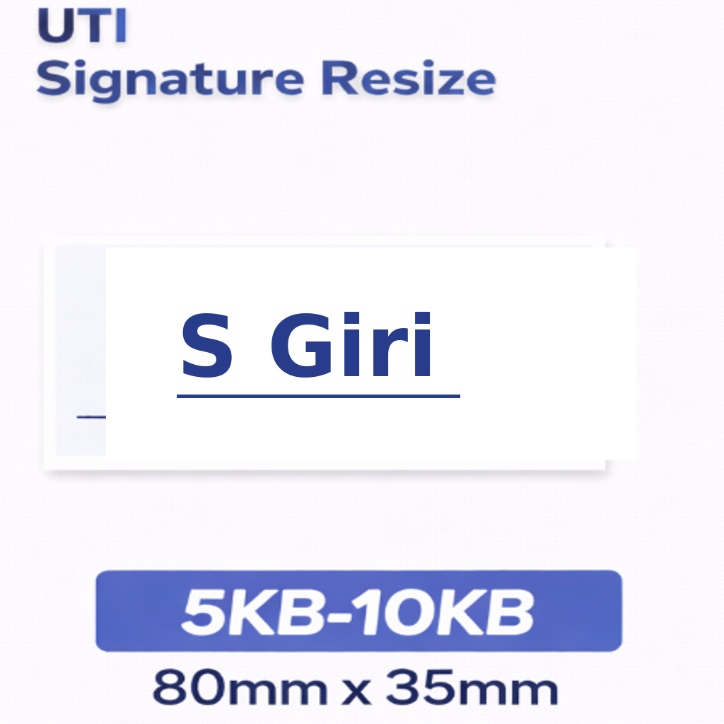 UTI Sign Resize